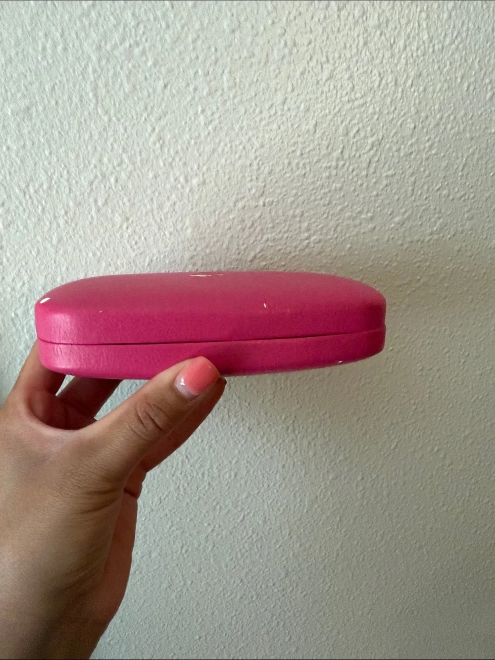 Juicy Couture Fuchsia Hard Sunglasses Case with Gold Logo